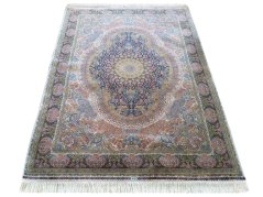 Kusový koberec EXCLUSIVE Qum Silk 09 v námořnické barvě, 160 x 230 cm