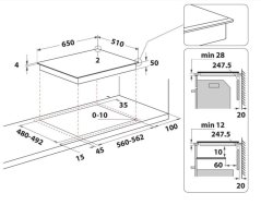 Indukční varná deska Whirlpool WF S4665 CPBF