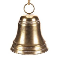 Závěsná ozdoba Zvonek - kov, zlatý (KOC511 GOLD)