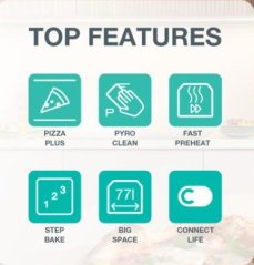 Samostatná vestavná trouba Gorenje GO66E Pizza350C
