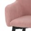 Barová židle růžová, látka, AUB-V4009 PINK6