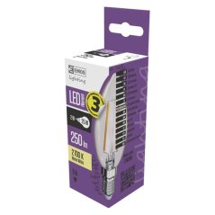 LED žárovka Z74200 Filament Candle, 2 W, E14, teplá bílá