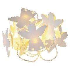 Vánoční osvětlení ZY2074 10 LED XMAS PAP Angel 2AA T WW