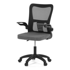 Kancelářská židle, houpací mechanismus, šedá síťovina, KA-K2006 GREY