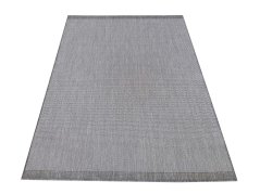 Kusový koberec ZARA 14 Oboustranný, šedý, 120 x 170 cm