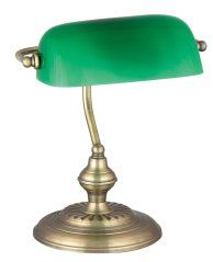 Stolní lampa 4038 BANK 1xE27,60 W, 230 V