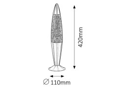 Lávová lampa 4115 1xE14,25 W, 230 V