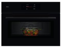 Kompaktní vestavná trouba AEG 7000 MealAssist Microwave NKM7N721B