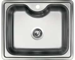 Nerezový kuchyňský dřez Sinks BIGGER 600 V 0,8 mm matný + příslušenství