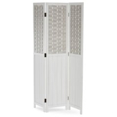 Paraván, masiv, bílá, EF-L145 WT