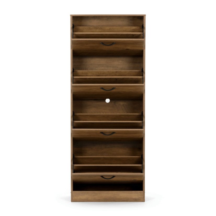 Botník mdf, hnědá, ABO-G1018 ELM