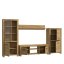 Obývací stěna Havana HVNM01L-D67,334,4x185x42 cm, barva dub