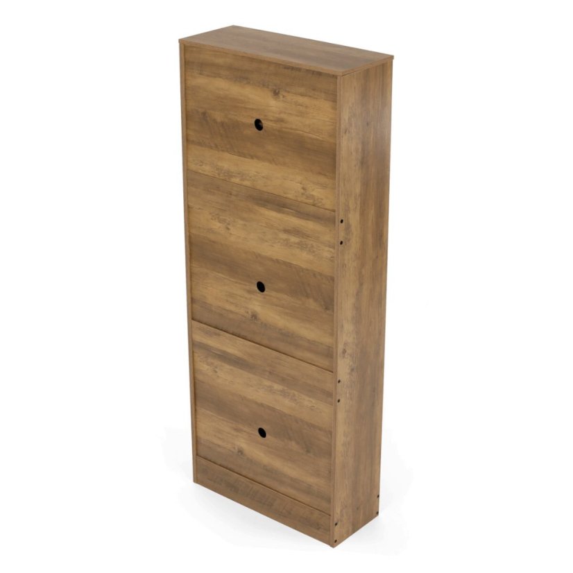 Botník mdf, hnědá, ABO-G1018 ELM