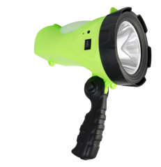 Nabíjecí svítilna S-2185 nabíjecí svítilna 5 W LED + 1 W LED zelená