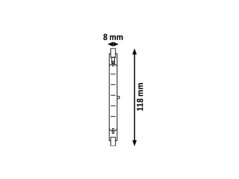 Halogenová žárovka 1754 R7s 118 mm 120 W 2220 lm 2700 K
