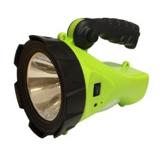 Nabíjecí svítilna S-2185 nabíjecí svítilna 5 W LED + 1 W LED zelená