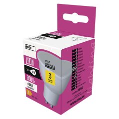 LED žárovka ZQ8255S CLS MR16 3xDIM 7 W, 800 lm, GU10, NW
