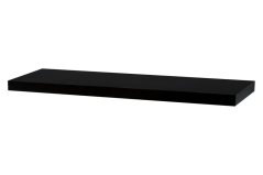 Nástěnná polička 80 cm, barva ořech. Baleno v ochranné fólii. (P-005 BK (WAL)