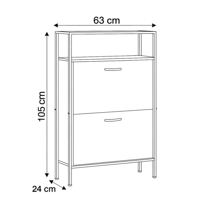 Botník hnědá, ABO-G1007 OAK (ABO-G1007 OAK)
