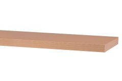 Nástěnná polička 120 cm, barva buk. Baleno v ochranné fólii. (P-002 BUK)