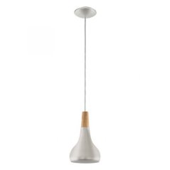 Závěsné svítidlo (96984) Závěsné svítidlo SABINAR 1xE27/60W/230V 180mm stříbrná