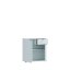 Komoda Ganymebe GNMK22L-U58,80x82,3x34 cm, barva sv.šedá