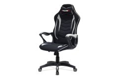 Herní a kancelářské křeslo E-racer, potah šedá a černá látka, HM (KA-G408 GREY)