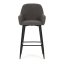 Barová židle šedá, látka, AUB-V4009 GREY6