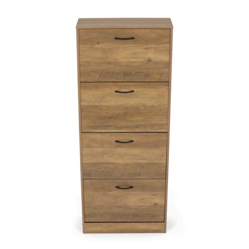 Botník mdf, hnědá, ABO-G1018 ELM