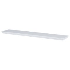 Nástěnné polička  120 cm, MDF, barva bílá, baleno v ochranné fólii (P-026 WT)