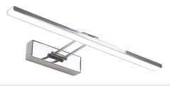Koupelnové nástěnné svítidlo ADRIANA 8 W, 560 lm, 4000 K, IP44,40 cm, chrom