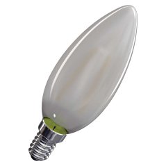 LED žárovka Z74215 Filament Candle matná 4 W E14 teplá bílá