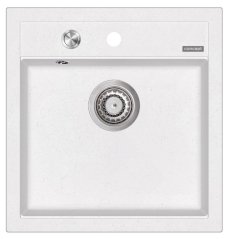 Kuchyňský granitový dřez Concept DG00C50 Wh Cubis bílý