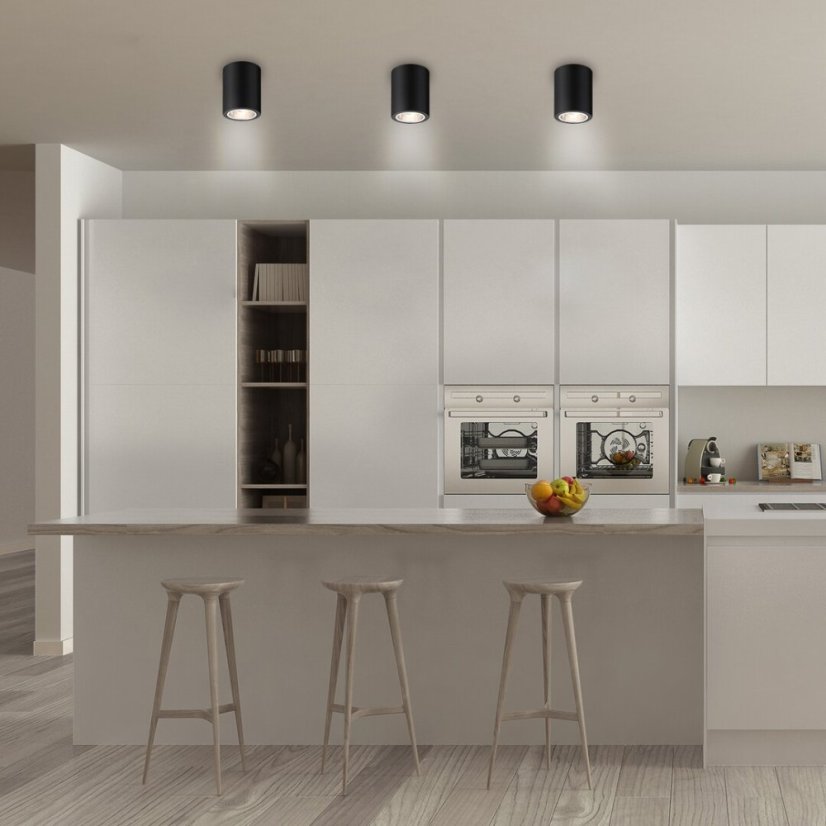 Bodové stropní svítidlo 2055 Kobald 1xE27,25 W, 230 V černá