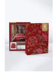 Luxusní ložní povlečení Matata Red 140x200 + 70x90 dárkový box