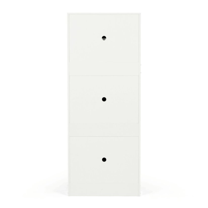 Botník mdf, bílá, ABO-G1018 WT