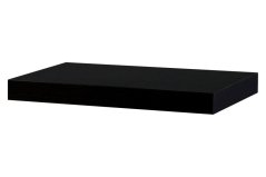 Nástěnná polička 40 cm, barva wenge. Baleno v ochranné fólii. (P-023 BK WAL)