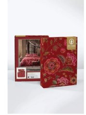 Luxusní ložní povlečení Matata Red 140x200 + 70x90 dárkový box
