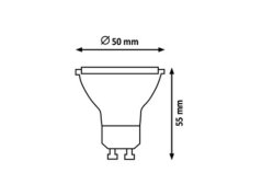 LED žárovka 1687 GU10 4,7 W