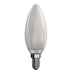 LED žárovka Z74215 Filament Candle matná 4 W E14 teplá bílá