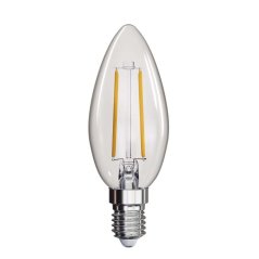 LED žárovka Z74200 Filament Candle, 2 W, E14, teplá bílá