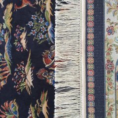 Kusový koberec EXCLUSIVE Qum Silk 10 v námořnické barvě, 160 x 230 cm