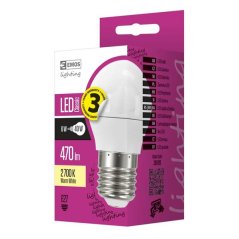 LED žárovka Classic Mini Globe 6 W E27 teplá bílá