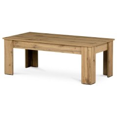 Konferenční stolek 120x60x45 cm, deska a nohy lamino, 3D dekor dub wotan (ACT-120 WOT)