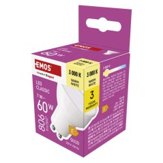 LED žárovka ZQ8E42 Classic MR16, GU10,7 W (60 W), 806 lm, teplá bílá