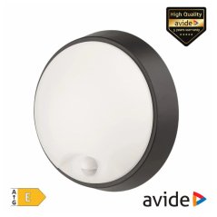 Nástěnné svítidlo Avide (9572663) LED PIR 18 W, 1800 lm, IP65, bílá, černá