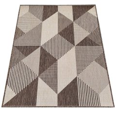 Kusový koberec ZARA 16 Oboustranný, hnědý, 120 x 170 cm
