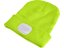 Čepice s čelovkou (43194) 4x45 lm, nabíjecí, USB, fluorescentní žlutá, univerzální velikost
