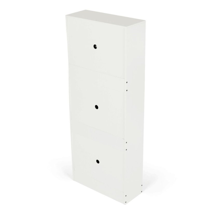 Botník mdf, bílá, ABO-G1018 WT