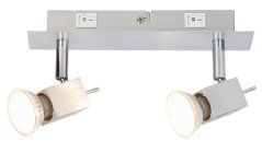 Bodové nástěnné svítidlo 6758 LED  2xGU10,5 W, 230 V